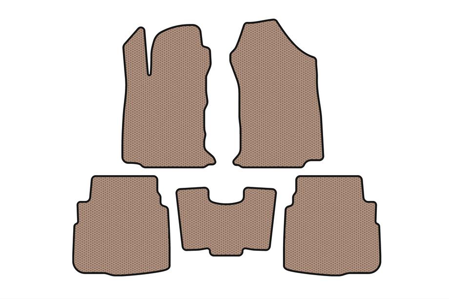 Subaru Outback 2019- Rubber Floor Mats Carsuit (Beige) Image