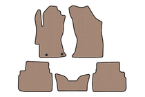 Subaru XV 2017-2023 Rubber Floor Mats Carsuit V2 (Beige) photo 1