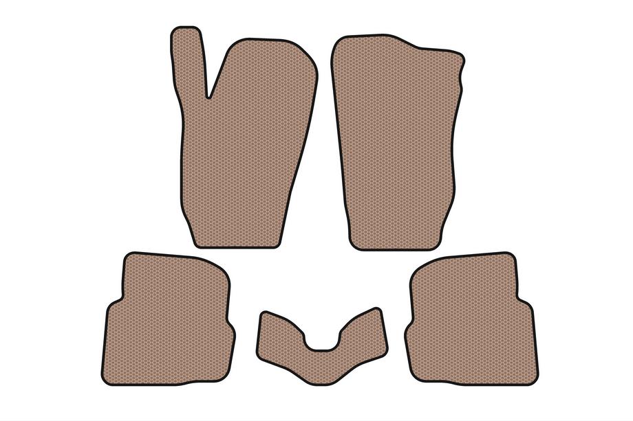 Seat Cordoba 2000-2009 Rubber floor mats Carsuit (SD, beige) Image