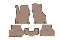 Seat Leon 2013-2020 Rubber floor mats Carsuit (2013-2016, SW, beige) photo 1