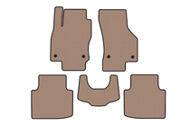 Skoda Superb 2015-2024 Rubber Floor Mats Carsuit (with Paw, Beige) photo 1