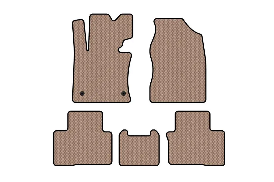SsangYong Tivoli 2015- Rubber Floor Mats Carsuit (Beige) Image