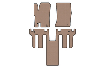Ssang Yong Rodius Rubber floor mats Carsuit 2004-2008 (2 rows, beige) photo 1