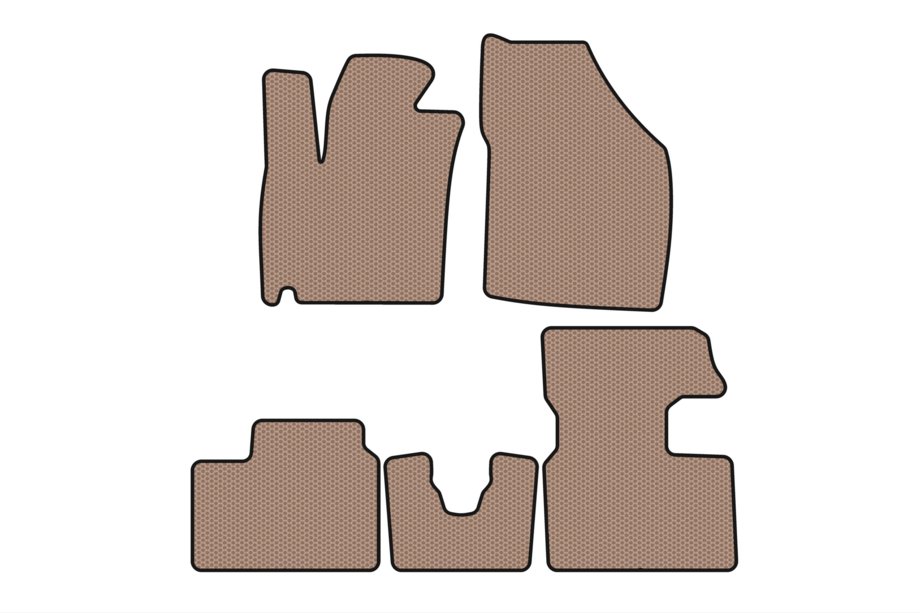 Suzuki Ignis 2016- Rubber floor mats Carsuit (2016-2020, HB, beige) Image