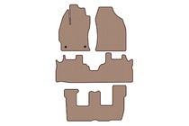 Toyota Prius Rubber floor mats Carsuit (3 rows, beige) photo 1