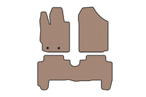 Toyota Yaris 2006-2011 Rubber floor mats Carsuit (HB, 5-door, beige) photo 1