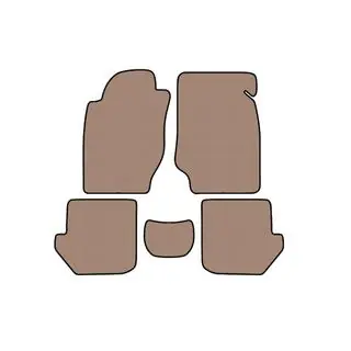 Rubber Floor Mats Carsuit (Beige) photo 1