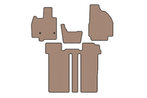 Toyota Previa 2006-2019 Rubber floor mats Carsuit (2 rows, 6-seater, beige) photo 1