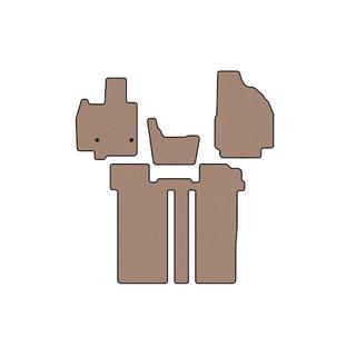Rubber floor mats Carsuit (2 rows, 6-seater, beige) photo 1