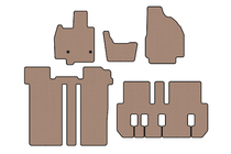 Toyota Previa 2006-2019 Rubber floor mats Carsuit (3 rows, 6-seater, beige) photo 1