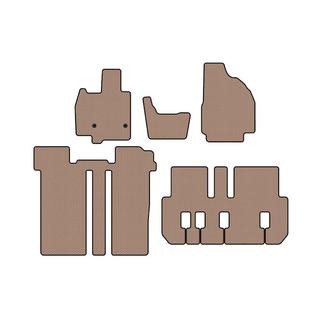 Rubber floor mats Carsuit (3 rows, 6-seater, beige) photo 1