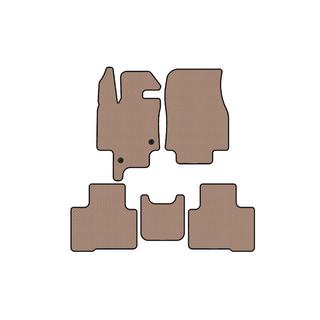 Rubber floor mats Carsuit (2 rows, 7-seater, beige) photo 1