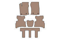 Toyota 4Runner 2009-2024 Rubber floor mats Carsuit (3 rows, 2014-2024, 7-seater, beige) photo 1