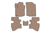 Toyota Aygo 2007-2014 Rubber floor mats Carsuit (2007-2009, HB, 3-door, beige) photo 1