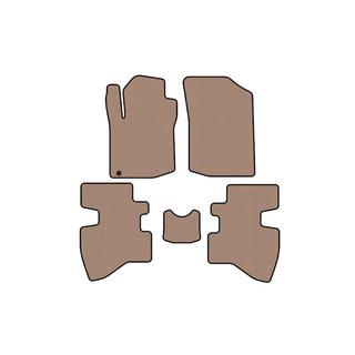 Rubber floor mats Carsuit (2007-2009, HB, 3-door, beige) Toyota Aygo 2007-2014 photo 1