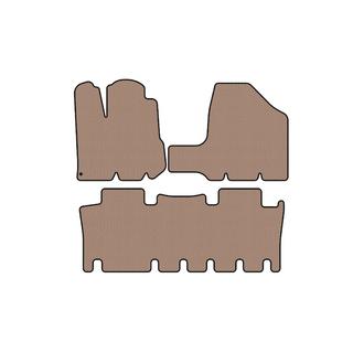 Rubber floor mats Carsuit (2 rows, beige) photo 1