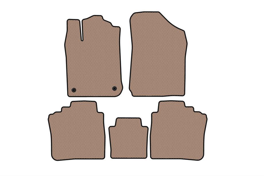 Toyota Avalon 2012-2018 Rubber Floor Mats Carsuit (Beige) Image