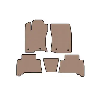 Rubber floor mats Carsuit (2009-2014, beige) photo 1