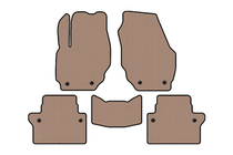 Volvo S80 2006-2016 Rubber Floor Mats Carsuit (Beige) photo 1
