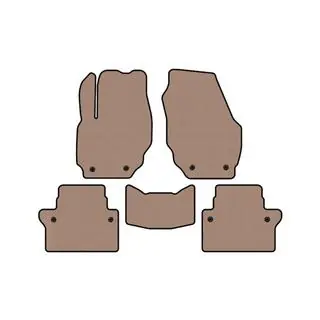 Rubber Floor Mats Carsuit (Beige) photo 1