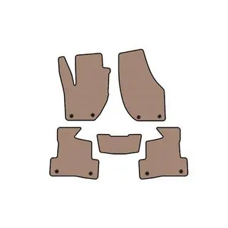 Rubber floor mats Carsuit (2012-2016, HB, beige) photo 1