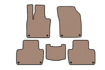 Volvo XC90 2015- Rubber floor mats Carsuit (2 rows, beige) photo 1