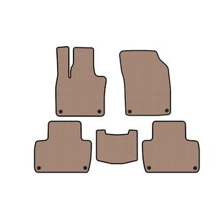 Rubber floor mats Carsuit (2 rows, beige) photo 1