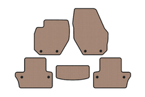 Volvo V60 2011-2018 Rubber floor mats Carsuit (SW, beige) photo 1