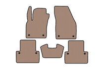 Volvo V50 2004-2012 Rubber floor mats Carsuit (2007-2012, SW, beige) photo 1