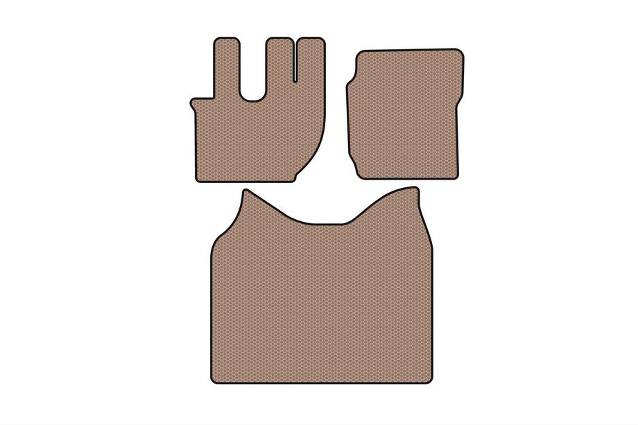 Volvo FH 1993-2012 Rubber Floor Mats Carsuit (2008-2012, Beige) Image