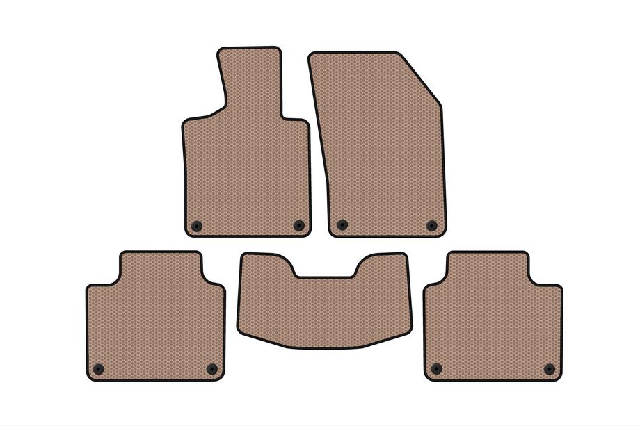 Volvo V90 1997-1998 Rubber floor mats Carsuit (SW, beige) Photo 1