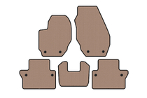 Volvo V70 2007-2013 Rubber Floor Mats Carsuit (Beige) photo 1
