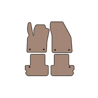 Rubber floor mats Carsuit (Cabriolet, beige) photo 1