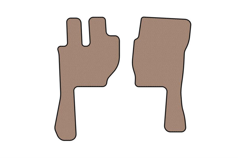 Volvo FH 1993-2012 Rubber Floor Mats Carsuit (1998-2002, Beige) Photo 1