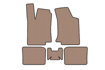 Volkswagen Golf 3 1991-2001 Rubber floor mats Carsuit (HB, 3-door, beige) photo 1