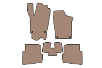 Volkswagen Fox 2003-2021 Rubber floor mats Carsuit (HB, 3-door, beige) photo 1