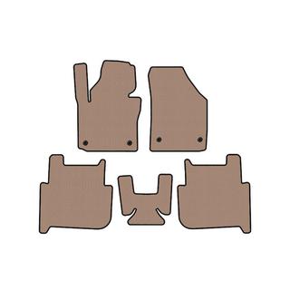 Rubber floor mats Carsuit (2 rows, 2006-2010, 7-seater, beige) photo 1