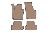 Volkswagen Beetle 2011-2015 Rubber Floor Mats Carsuit (HB, Beige) photo 1