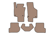 Volkswagen Scirocco 2008-2017 Rubber floor mats Carsuit (HB, 3-door, beige) photo 1