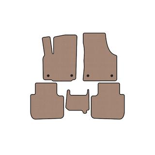 Rubber floor mats Carsuit (2 rows, 7-seater, beige) photo 1