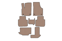 Volkswagen Atlas (Terramont) 2016- Rubber floor mats Carsuit (3 rows, 7-seater, beige) photo 1