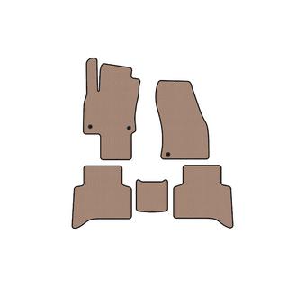 Rubber Floor Mats Carsuit (5-Seater, Beige) photo 1