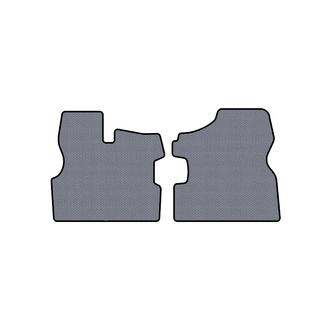 Rubber Floor Mats Carsuit (Gray) Ford Transit 1991-2000 photo 1