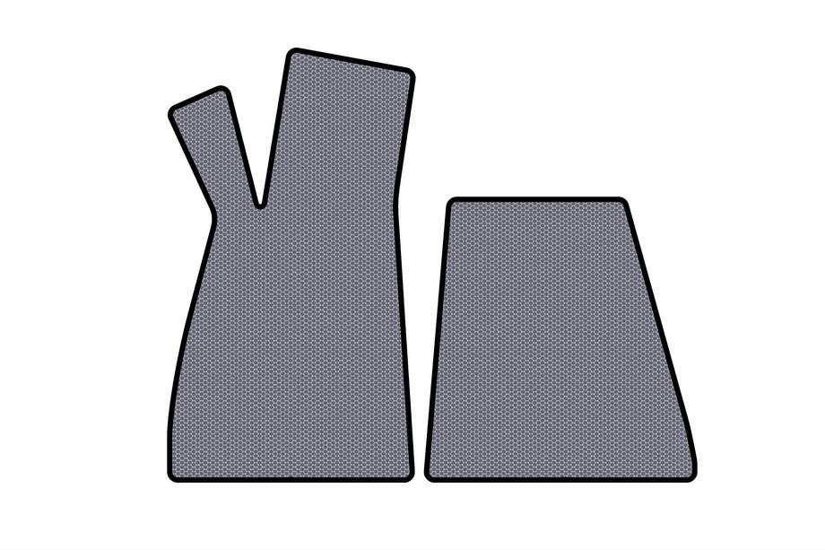 Smart 1998-2007 Rubber Floor Mats Carsuit (Roadster, Gray) Image