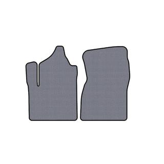Rubber Floor Mats Carsuit (Gray) GMC Sierra 2013-2019 photo 1