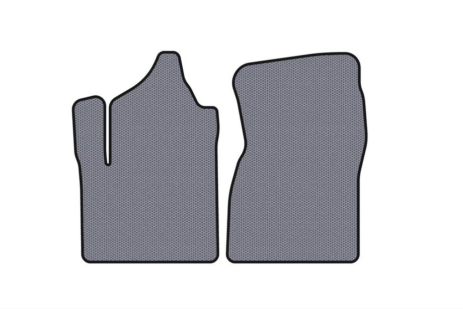 GMC Sierra 2013-2019 Rubber Floor Mats Carsuit (Gray) Image