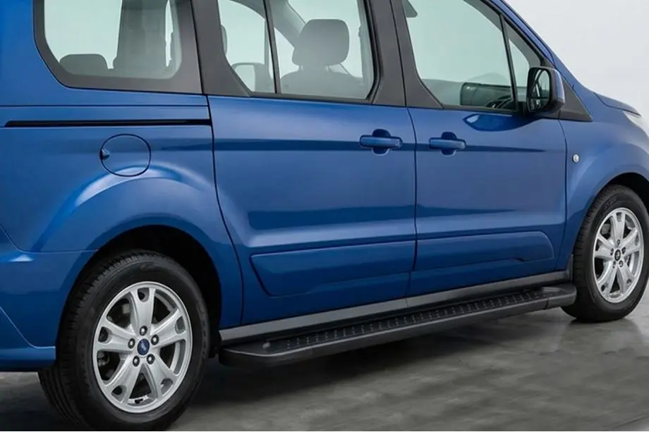 Ford Connect 2014-2021 Side Steps Allmond Black (2 pcs, Aluminum) Image