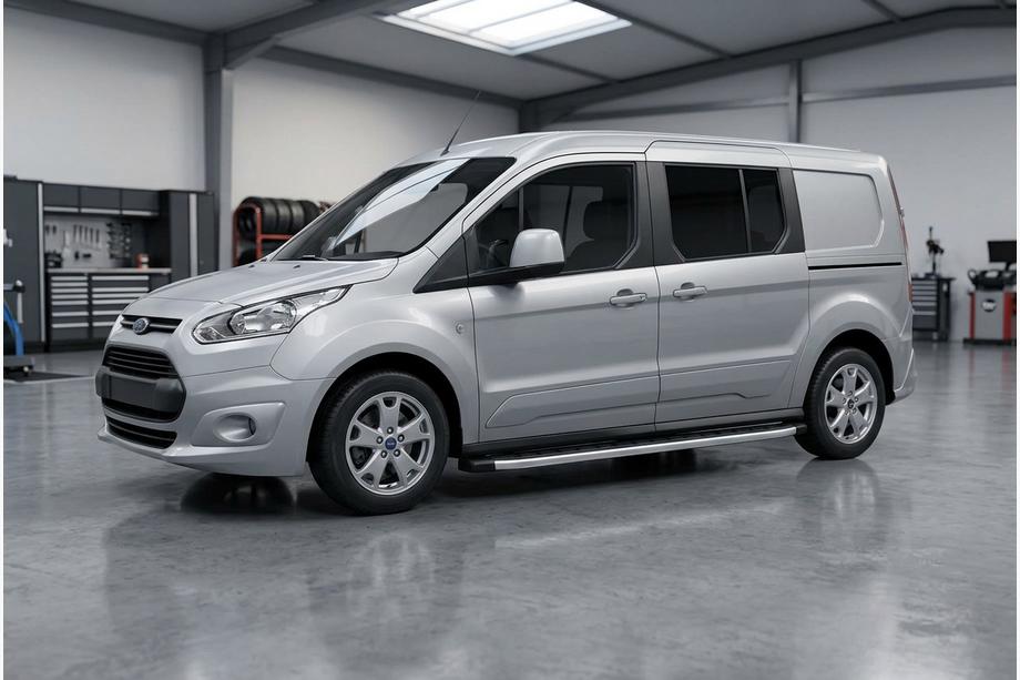 Ford Connect 2014-2021 Side Steps Fullmond (2 pcs, aluminum) Maxi Wheelbase Image