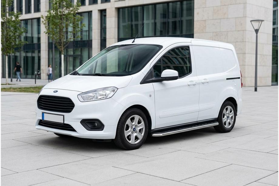 Ford Courier 2014-2023 Side Steps Maydos V1 (2 pcs, stainless steel) Image