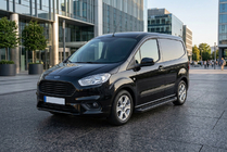 Ford Courier 2014-2023 Side Steps Allmond Black (2 pcs, Aluminum) photo 1